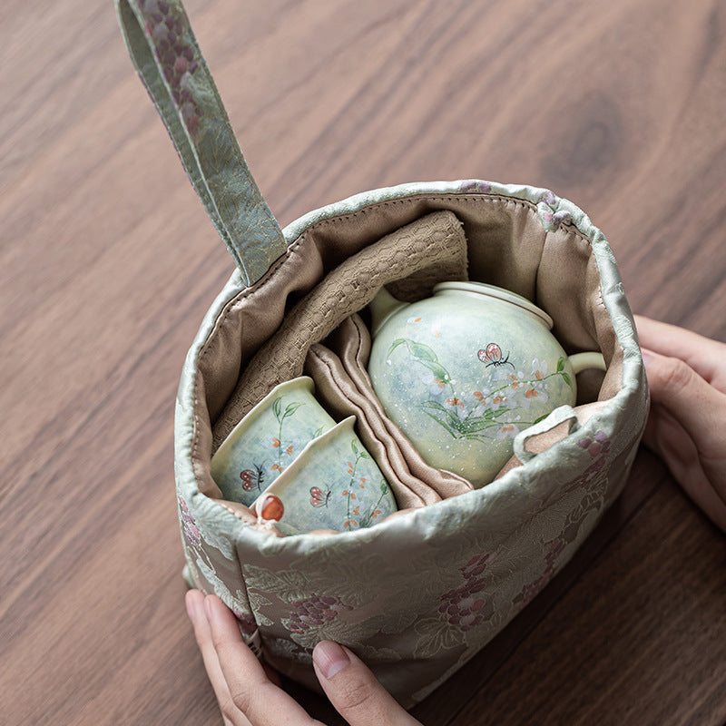 this is a ceramic teapot