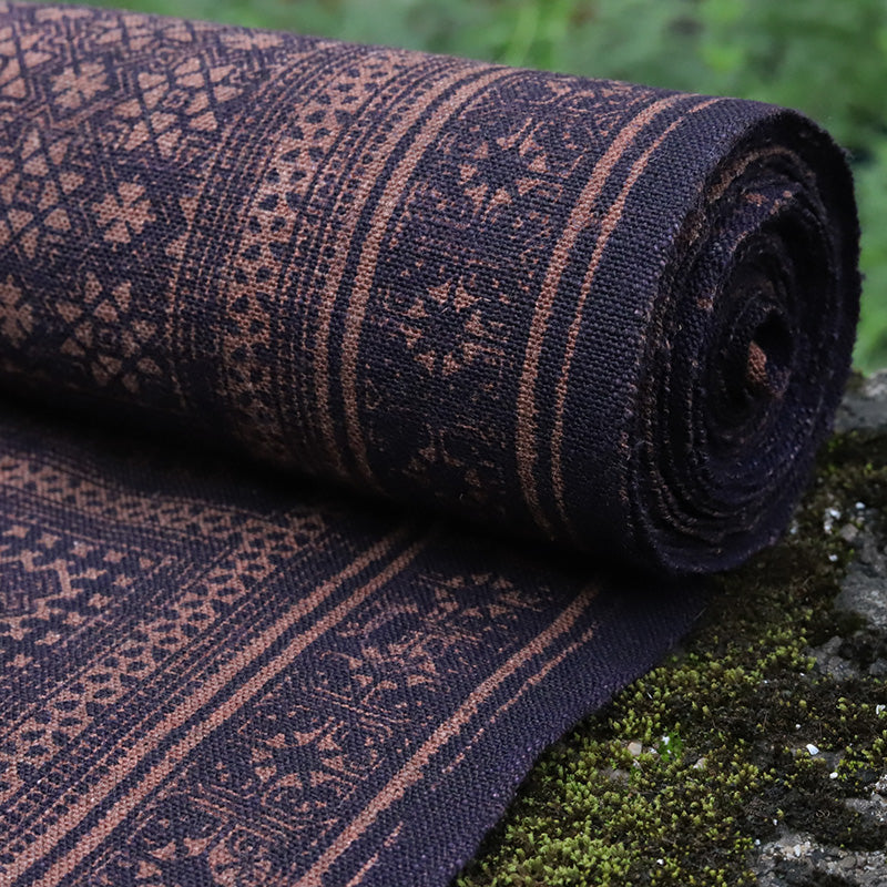 Hand-dyed Batik Fabric Chinese Miao Style Tea Table Cloth Natural Dye Classic Style Vintage Style Tea Mat Chaxi