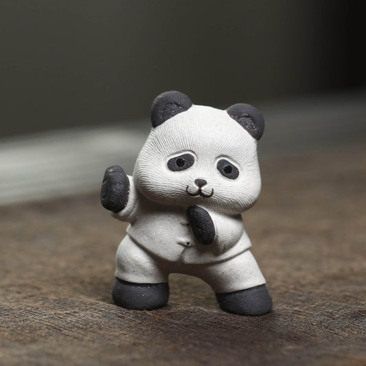 this is Chinese Yixing clay panda tea pet