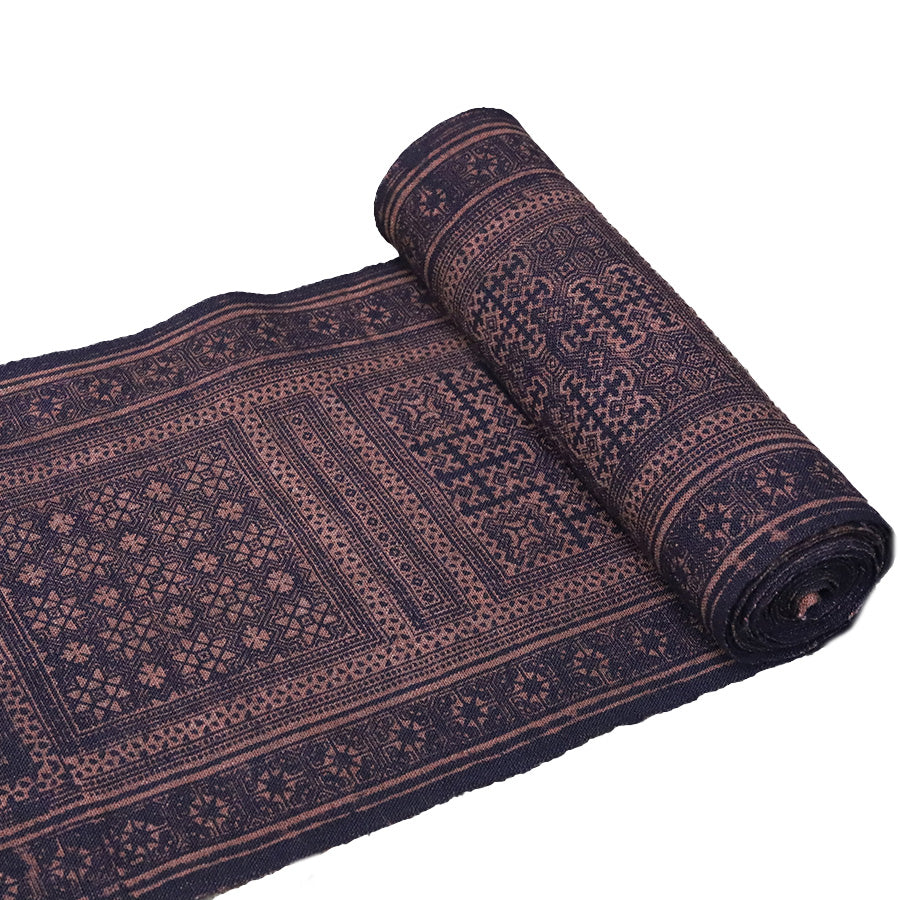 Hand-dyed Batik Fabric Chinese Miao Style Tea Table Cloth Natural Dye Classic Style Vintage Style Tea Mat Chaxi