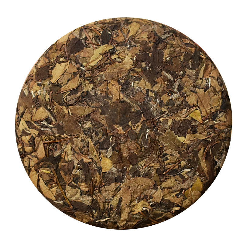 This is Chinese aged white tea shou mei tea