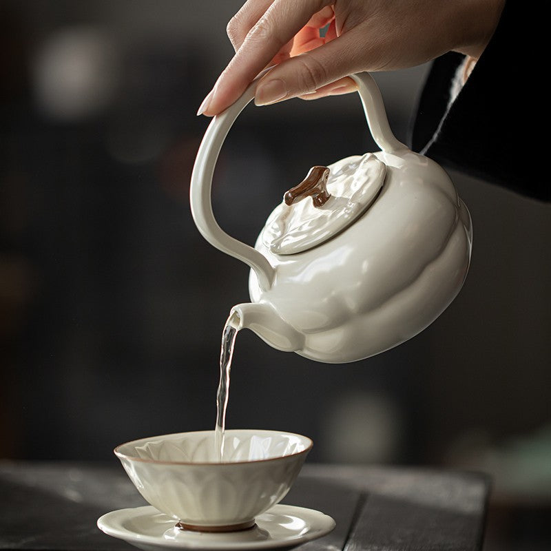 Chinese Soda Glaze Lifting Pottery Pot Kettle Pottery Open Fire Charcoal Burning Alcohol Stove Set