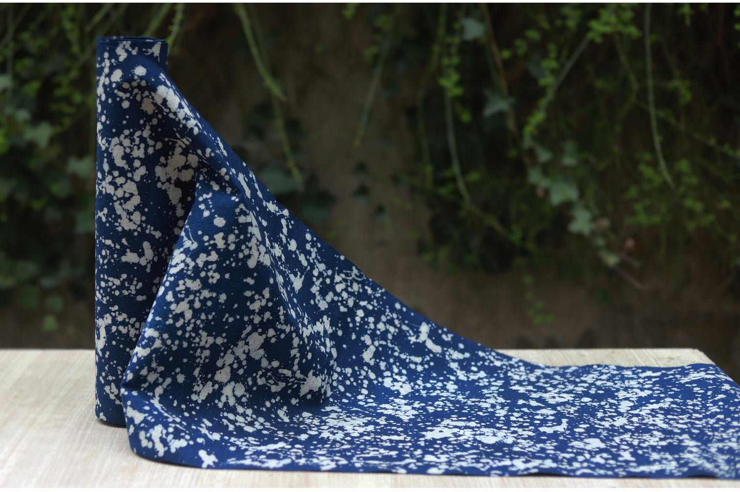 This is a Chinese Miao style batik table cloth tea mat