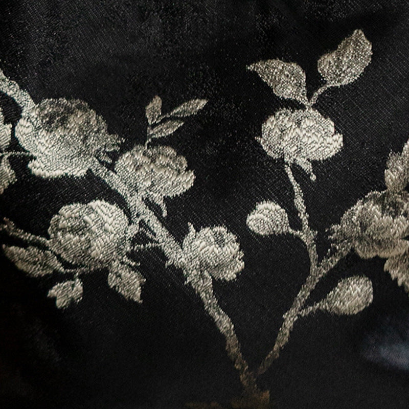 This is a brocade storage bag. this is a cloth tea bag