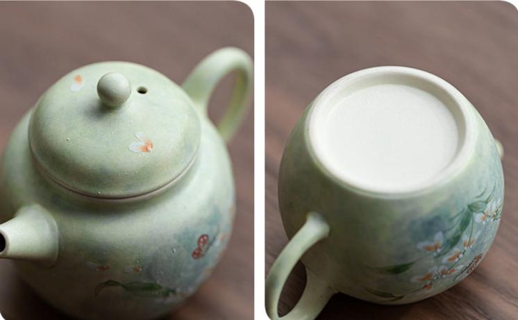 this is a ceramic teapot