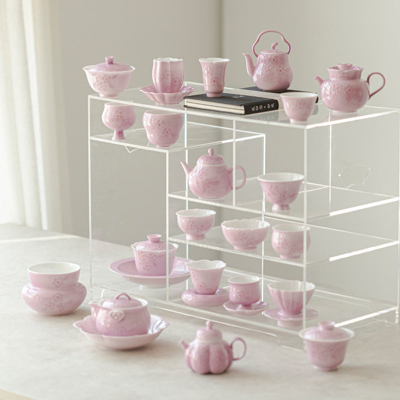 This is Arita ware. this is a pink ceramic teacup