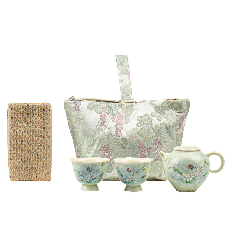 this is a ceramic teapot