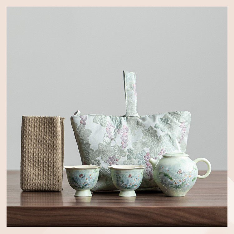 this is a ceramic teapot