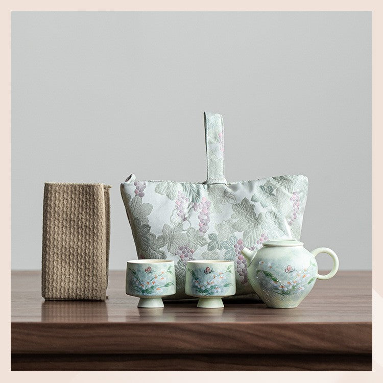 this is a ceramic teapot