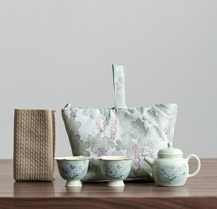 this is a ceramic teapot