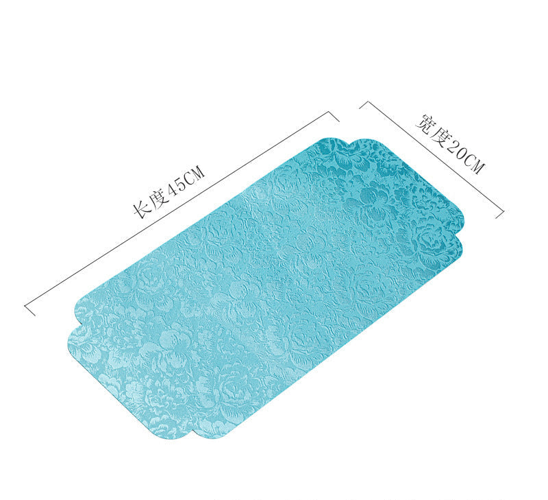 This is a silk brocade chaxi tea mat. this is a waterproof table cloth