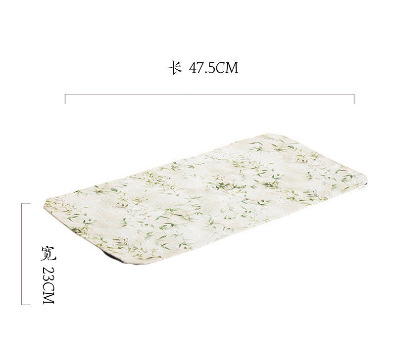 This is a silk brocade chaxi tea mat. this is a waterproof table cloth