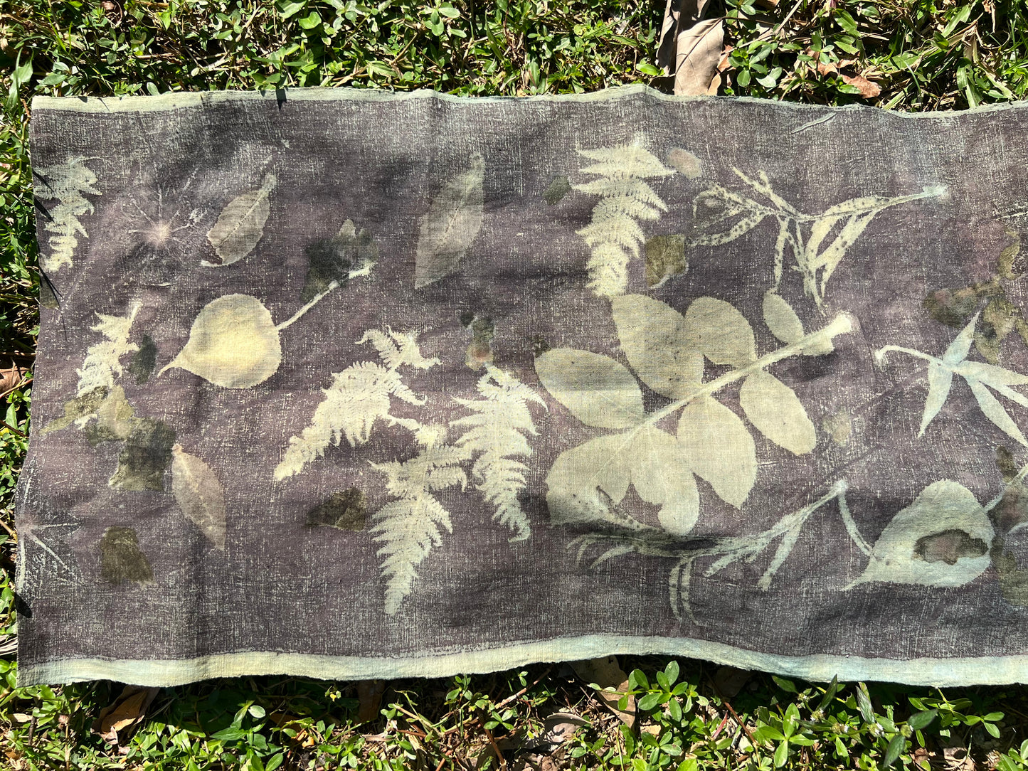 Hand Dyed Tea Table Cloth Plant Dyed Cotton Tea Mat Natura Dye Chabu Chaxi