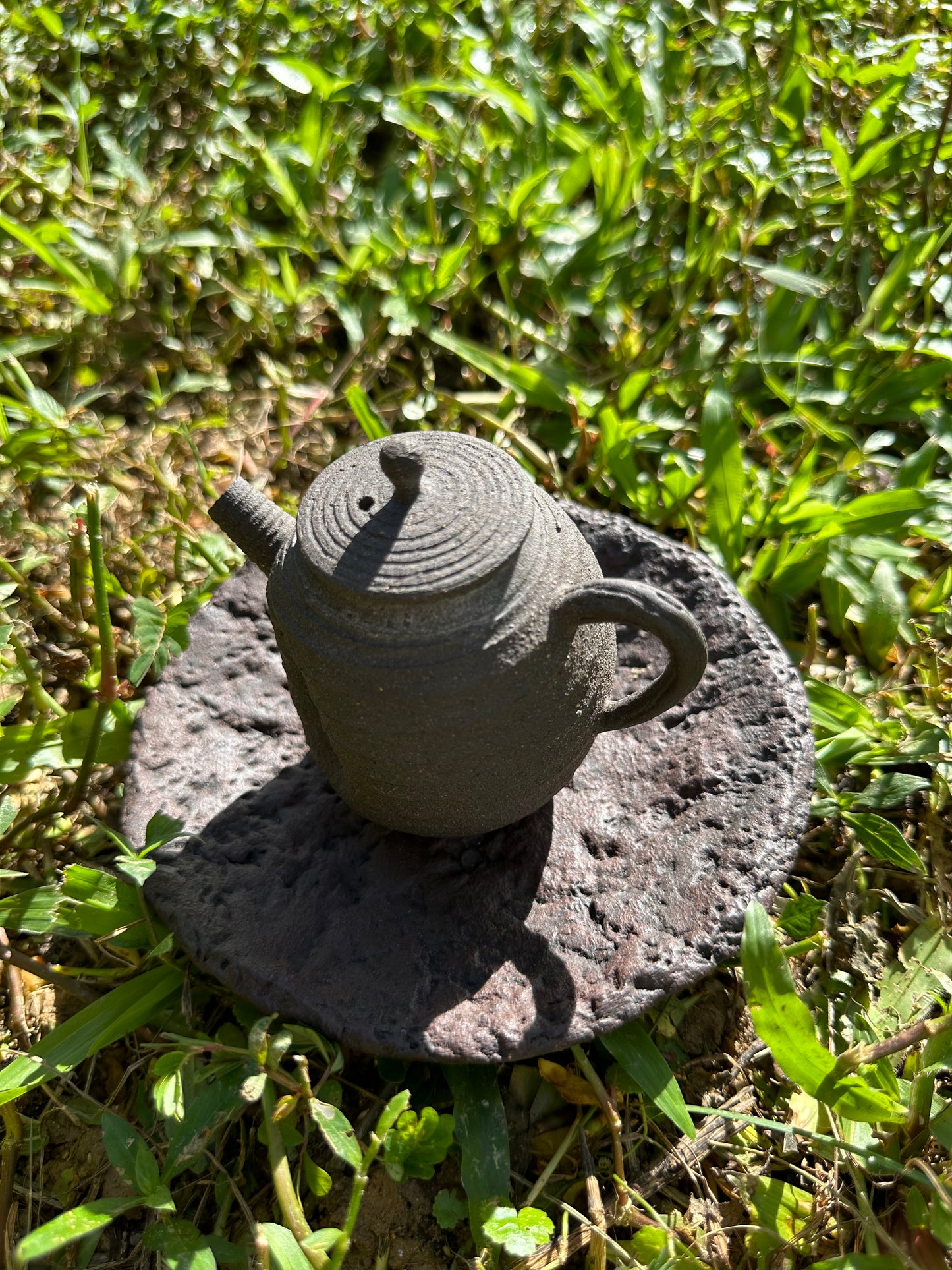 Chinese Old Crude Pottery Dry Tea Tray Tea Boat Original Design Home Decor