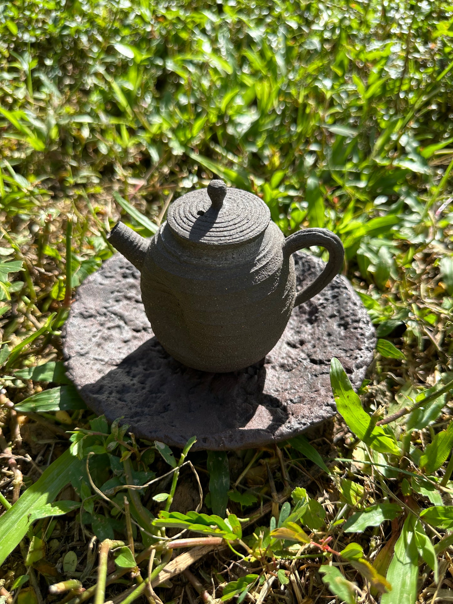 Chinese Old Crude Pottery Dry Tea Tray Tea Boat Original Design Home Decor