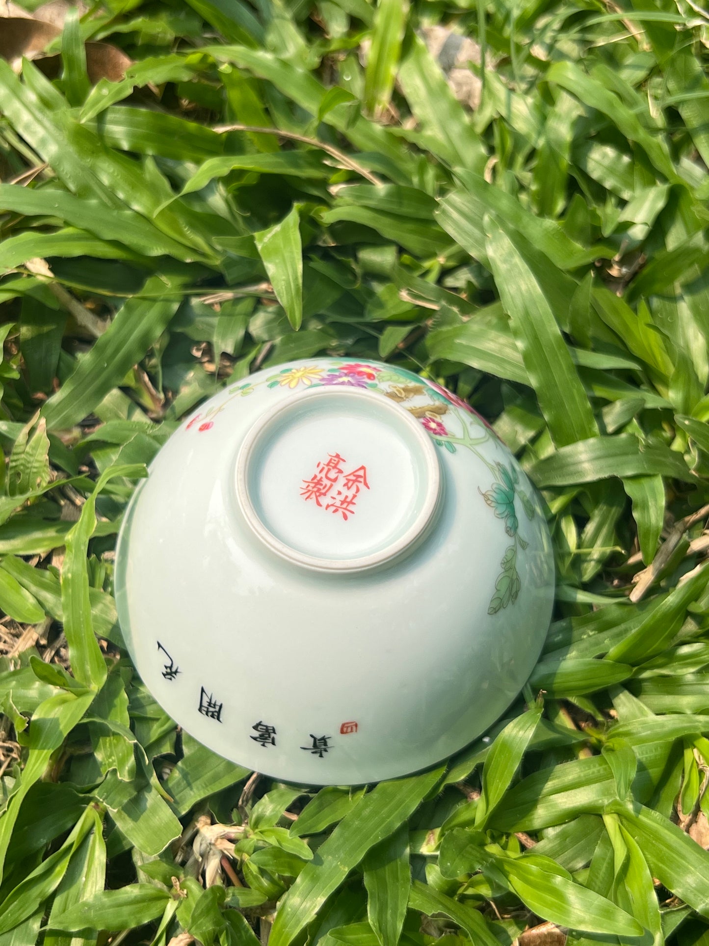 Handpainted Chinese Famille Rose Fencai Peony Flower Pattern Jingdezhen Master Tea Set