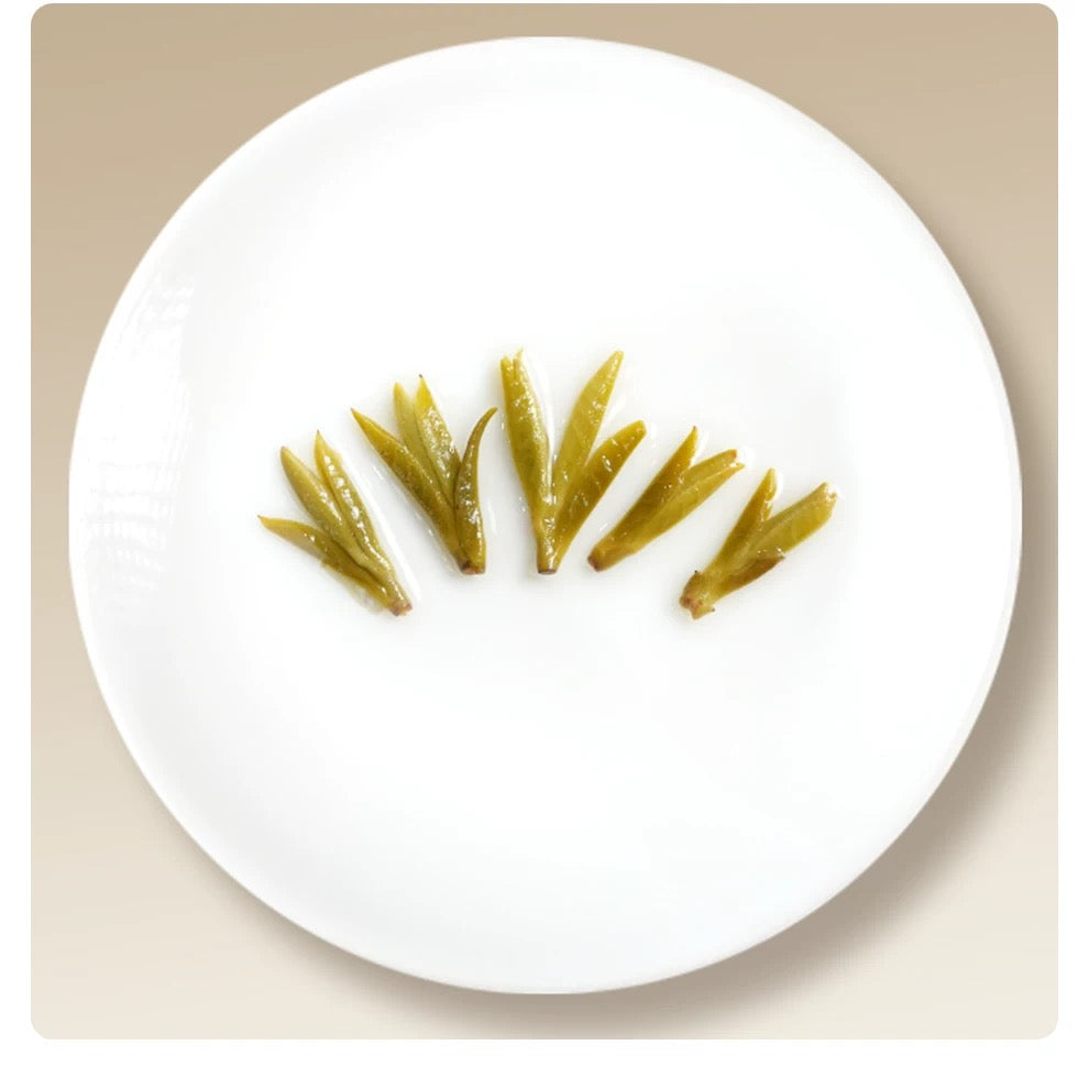 Chinese Premium Yellow Tea Mengding Mountain Yellow Buds Tea First Spring Harvest Sichuan Yellow Tea