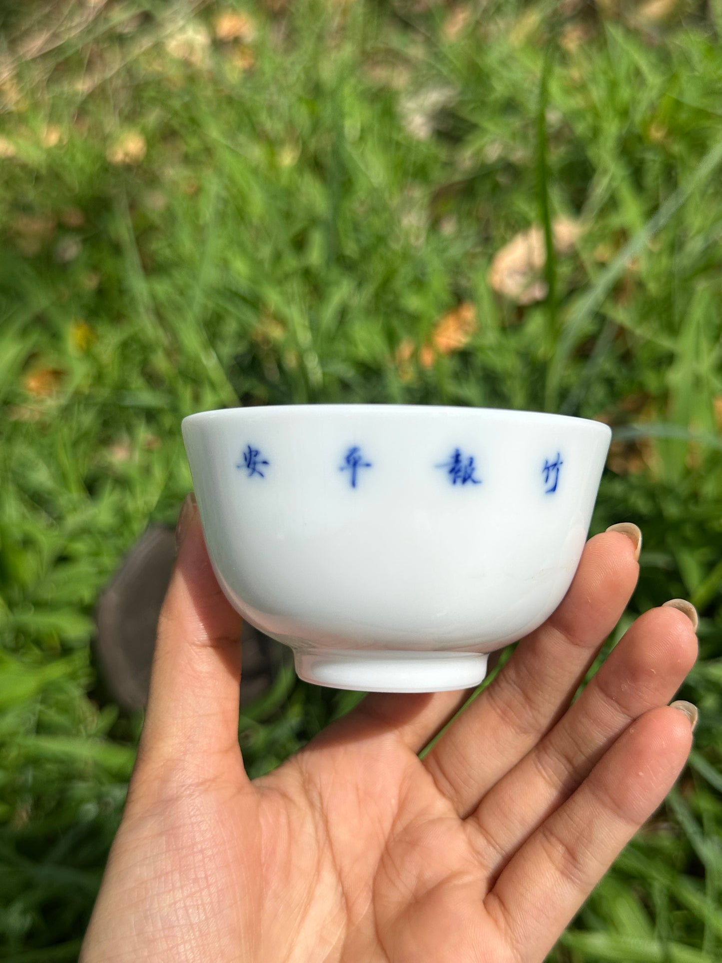 Handpainted Chinese Freehand Brush Work Bird and Bamboo Pattern Teapot Gaiwan Set