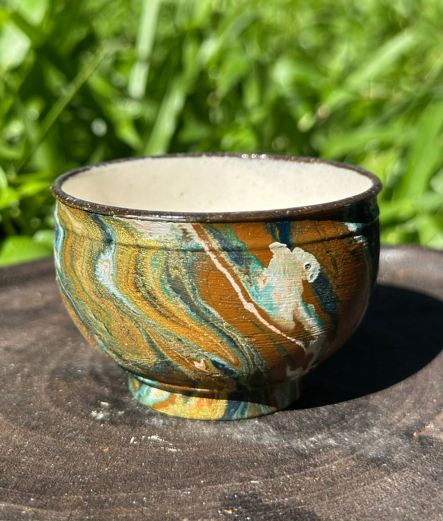 Handcrafted Traditional Chinese Lacquer Ware Gaiwan Ceramic Varied Color Teacup Set