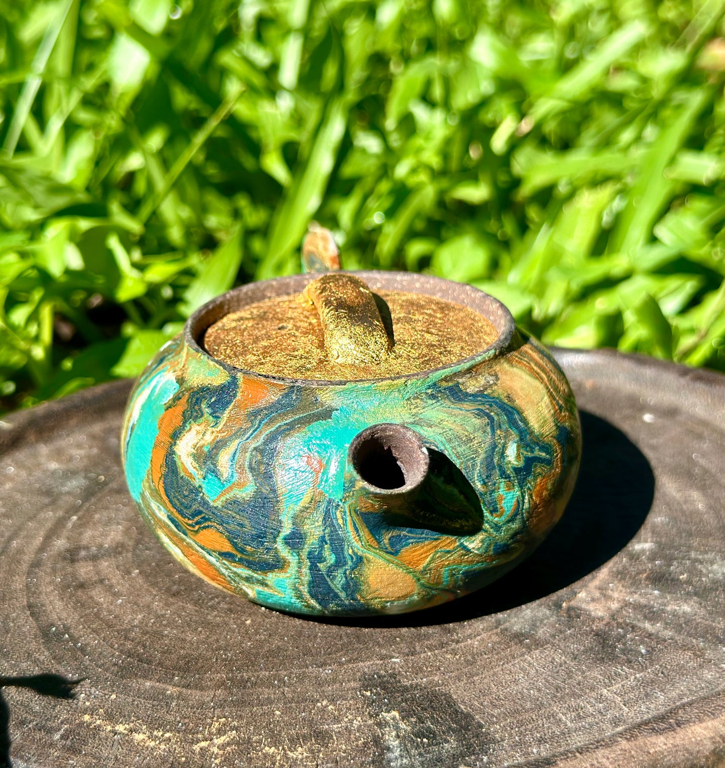Handcrafted Traditional Chinese Lacquer Ware Gaiwan Ceramic Varied Color Teacup Set