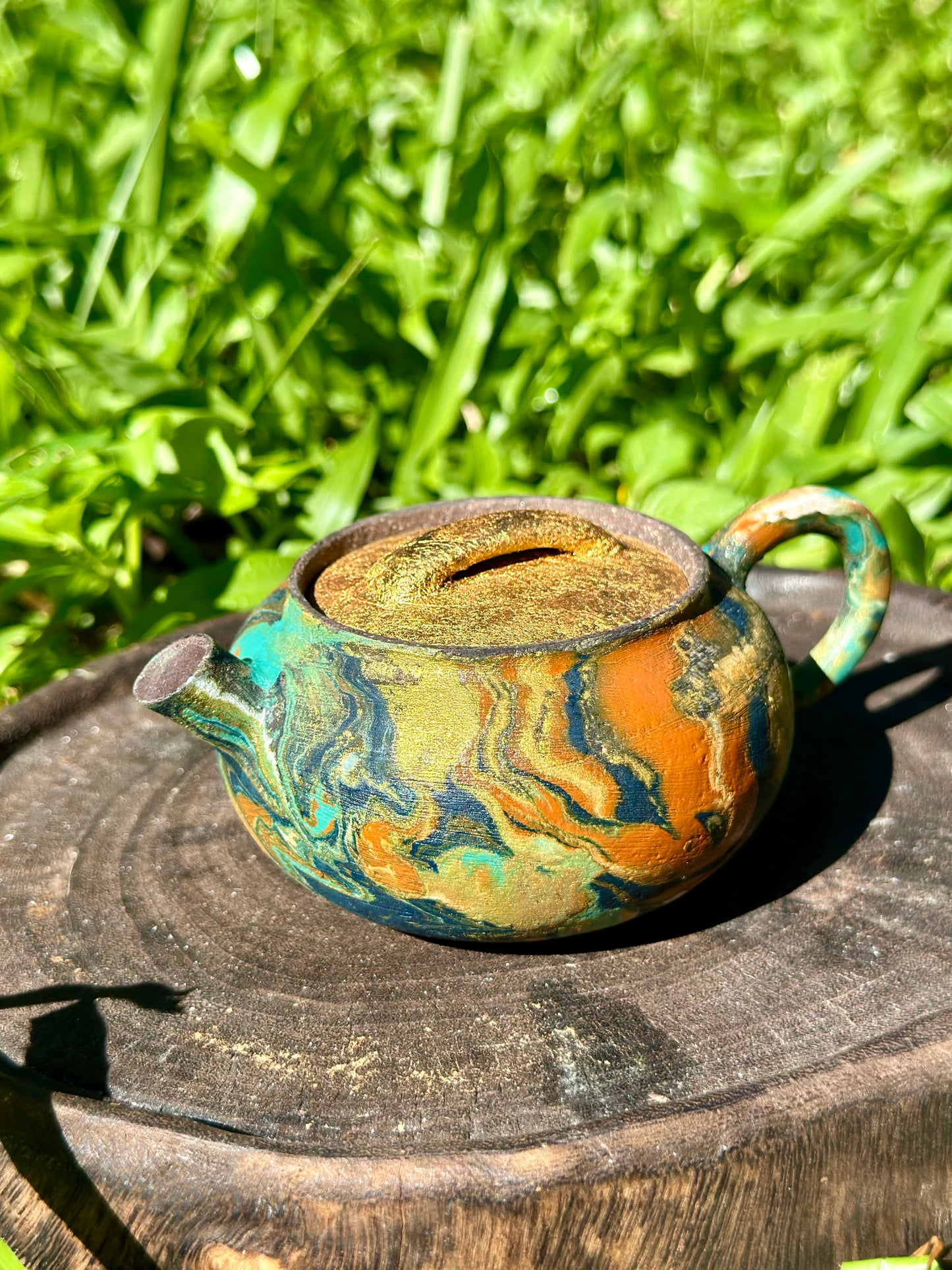 Handcrafted Traditional Chinese Lacquer Ware Gaiwan Ceramic Varied Color Teacup Set