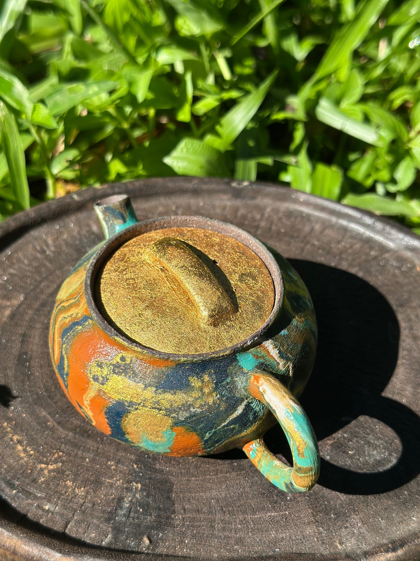 Handcrafted Traditional Chinese Lacquer Ware Gaiwan Ceramic Varied Color Teacup Set