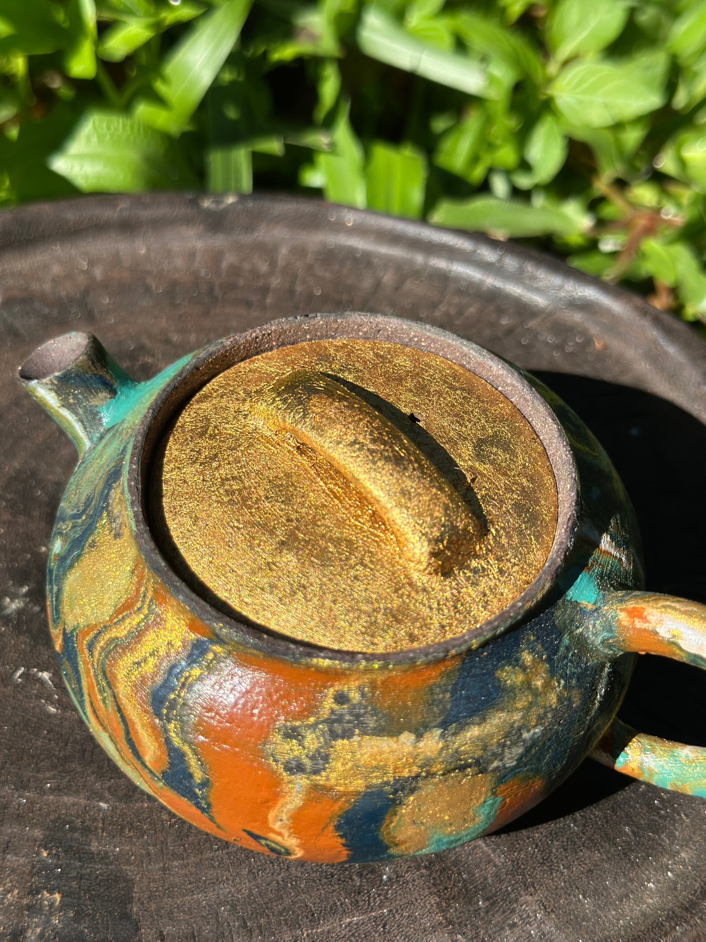 Handcrafted Traditional Chinese Lacquer Ware Gaiwan Ceramic Varied Color Teacup Set