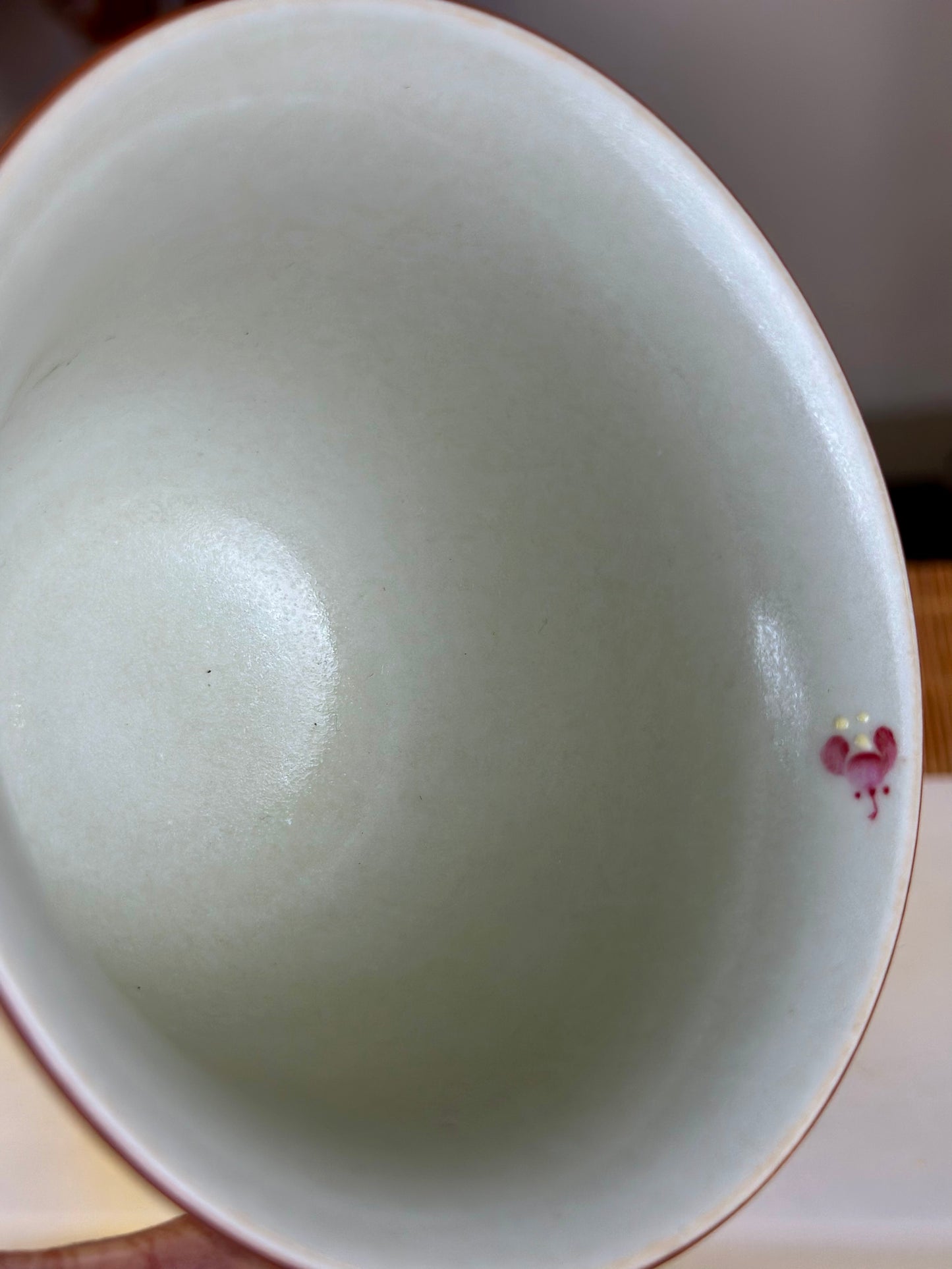 Handpainted Chinese Famille Rose Fencai Lotus Pattern Jingdezhen Master Teacup Gaiwan Tea Set