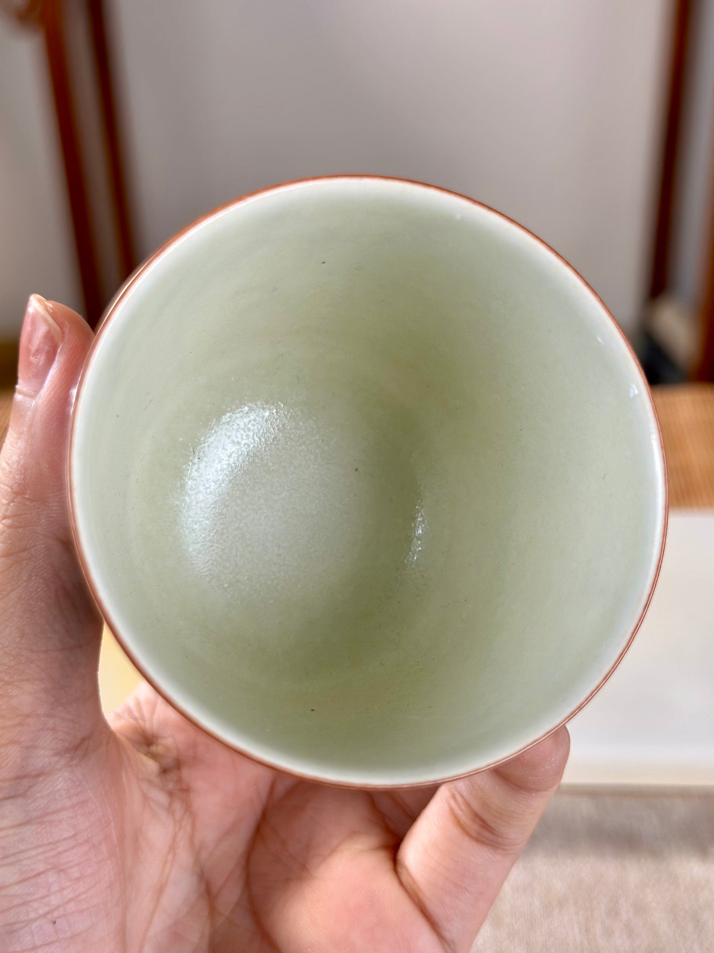 Handpainted Chinese Famille Rose Fencai Lotus Pattern Jingdezhen Master Teacup Gaiwan Tea Set