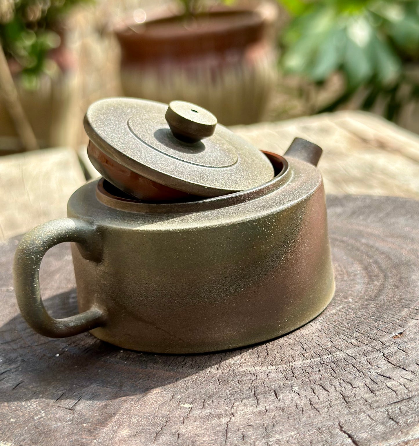 Handcrafted Woodfired Artowork Chinese Nixing clay Pottery Clay Teapot Small Dezhong Shape 85ml High Class Teapot