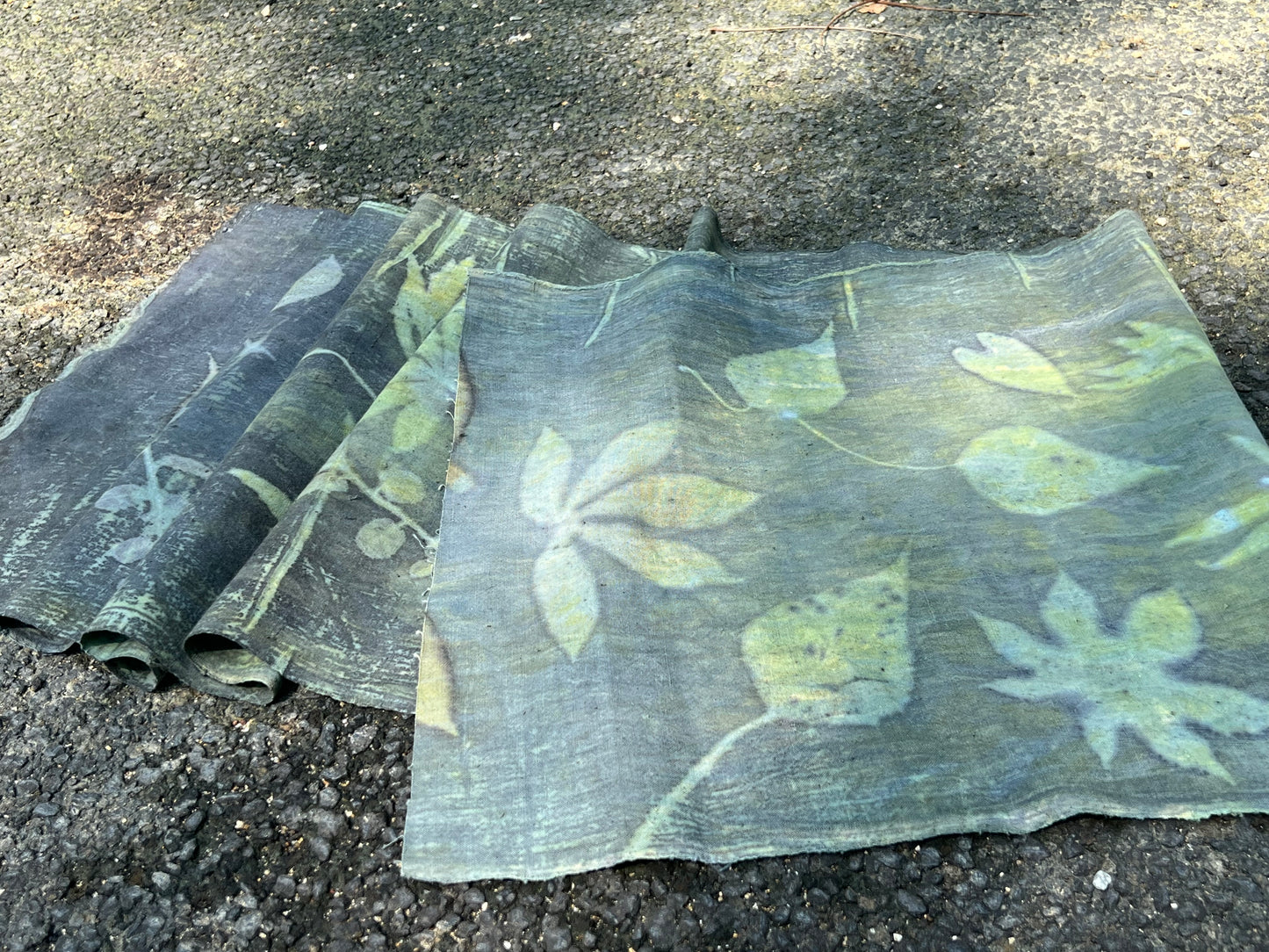 Hand Dyed Tea Table Cloth Natura Plant Dyed Cotton Tea Mat Chabu Chaxi