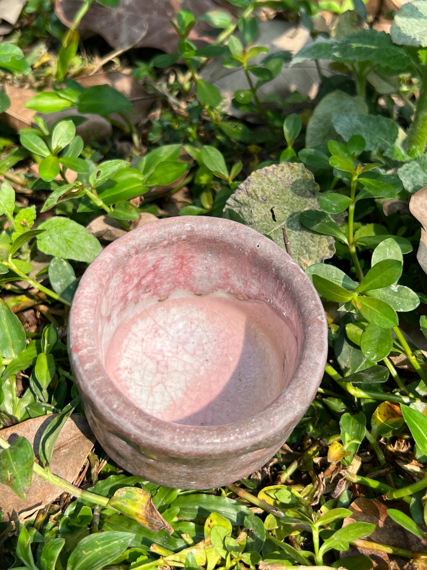 Handmade Chinese Pink Teacup Chinese Master Pottery Ceramic Japanese Ceramic