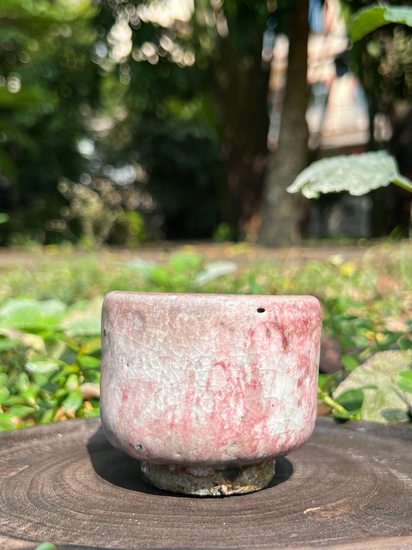 Handmade Chinese Pink Teacup Chinese Master Pottery Ceramic Japanese Ceramic