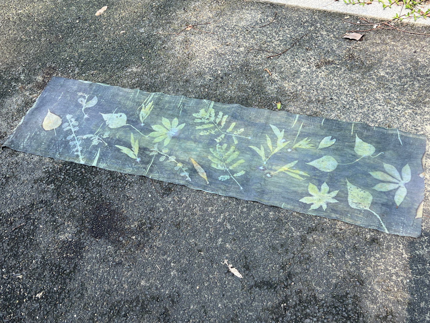 Hand Dyed Tea Table Cloth Natura Plant Dyed Cotton Tea Mat Chabu Chaxi