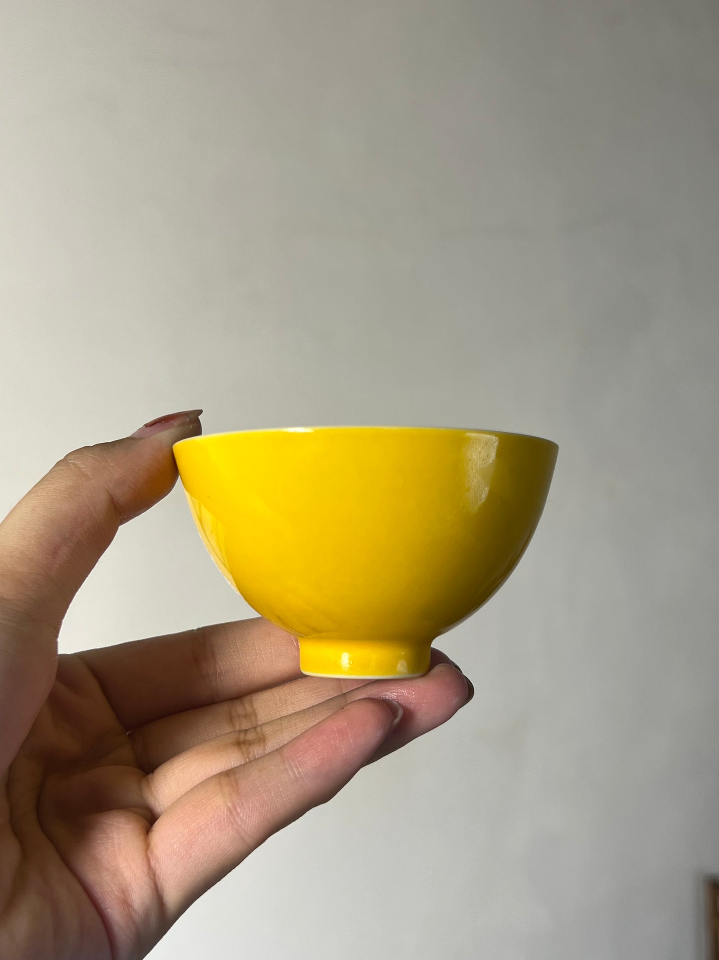 Handpainted Chinese Peony Flower Pattern Teacup Duibai Teacup Jingdezhen Master Ceramic Artwork