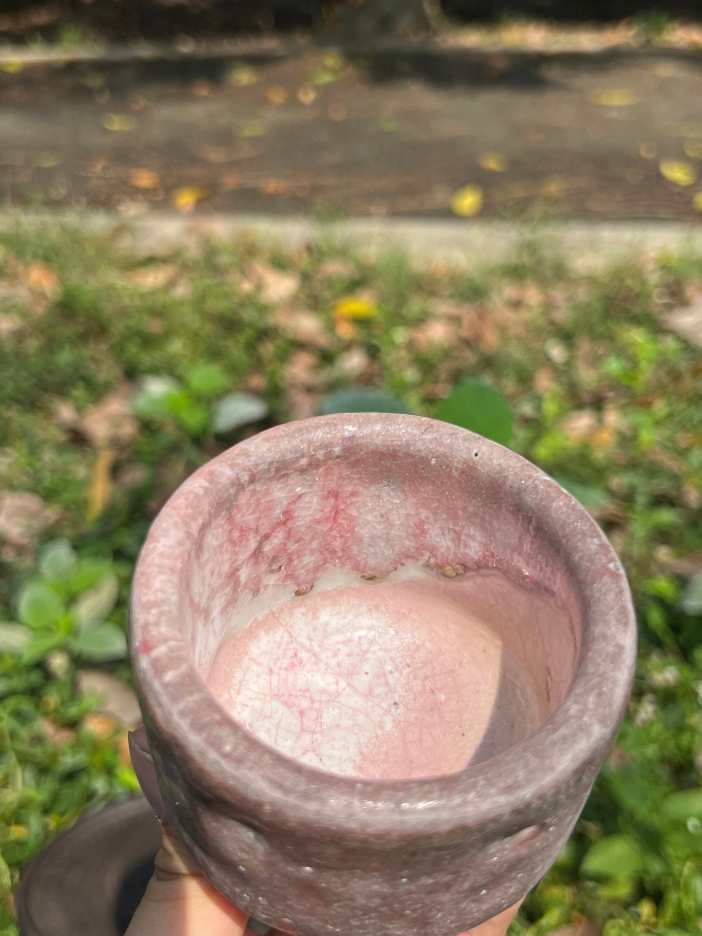 Handmade Chinese Pink Teacup Chinese Master Pottery Ceramic Japanese Ceramic