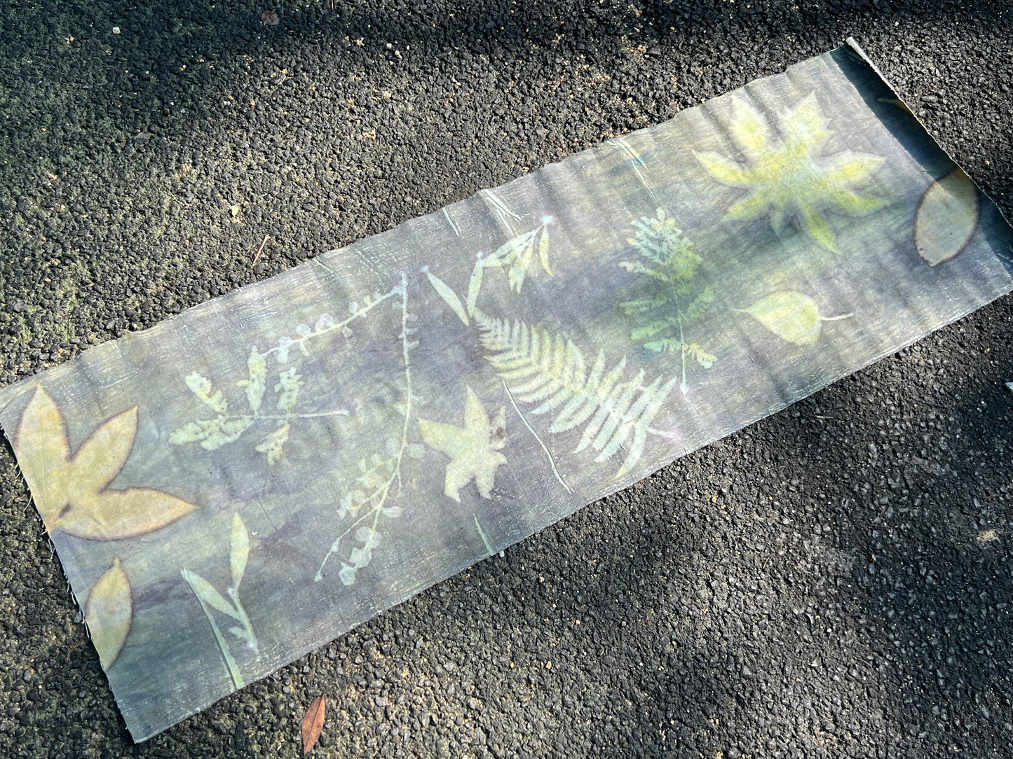 Hand Dyed Plant Dyed Tea Table Cloth Pure Cotton Tea Mat Chabu Chaxi