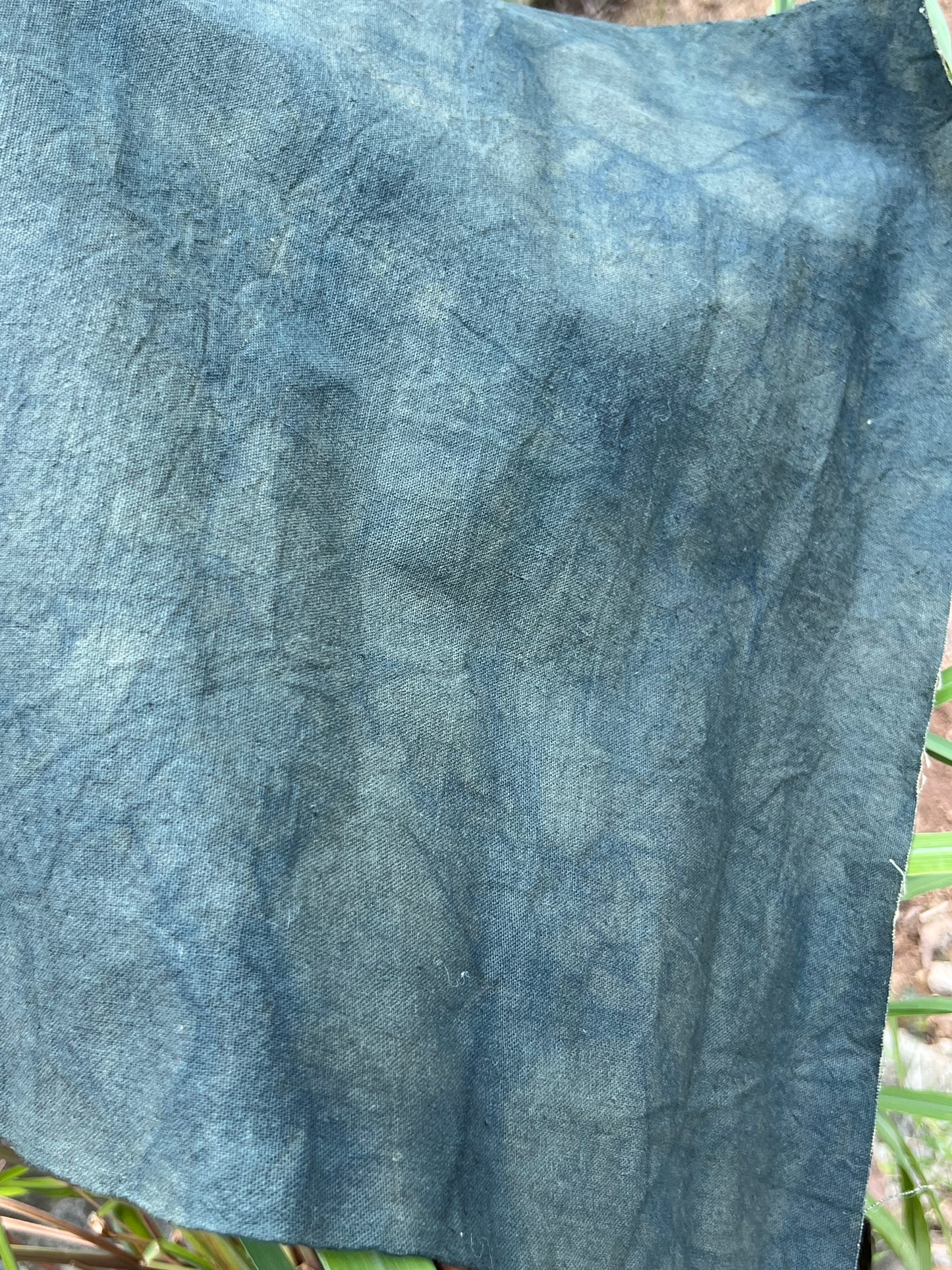 Hand Dyed Indigo Dyeing Tea Table Cloth Antique Style Blue Color Tea Mat Chaxi