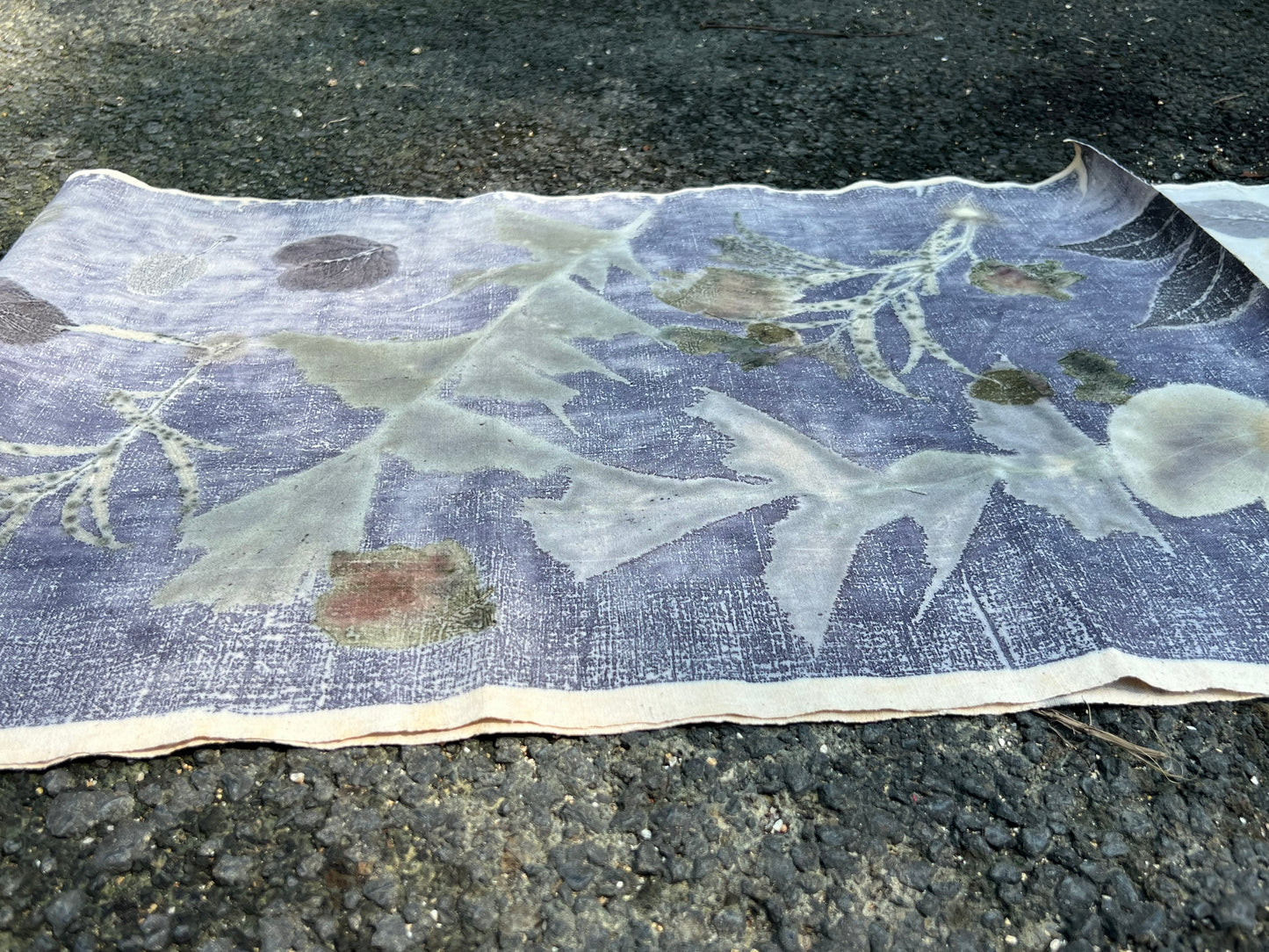 Hand Dyed Tea Mat Natura Plant Dyed Cotton Tea Table Cloth Chabu Chaxi