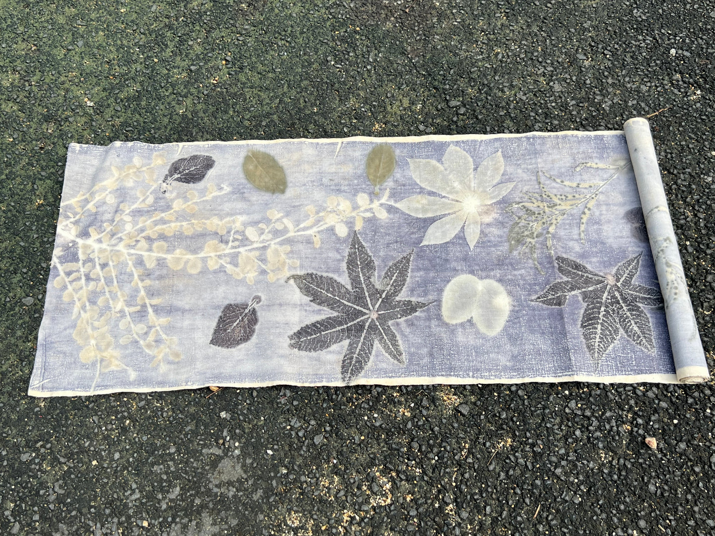 Hand Dyed Tea Mat Natura Plant Dyed Cotton Tea Table Cloth Chabu Chaxi