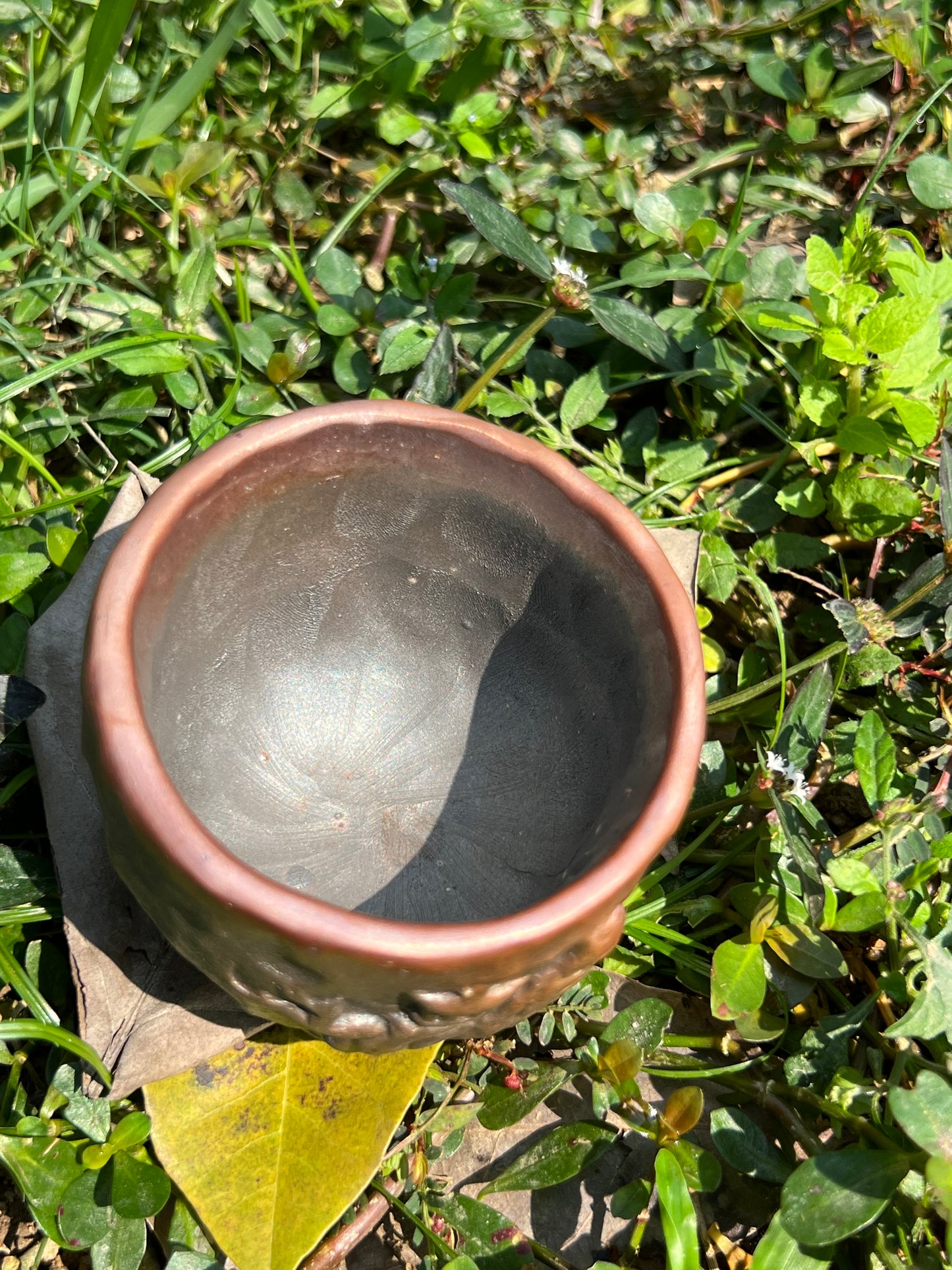 Handmade Chinese Tietai Pottery Woodfired Natural Gloss Artwork Teacup Gongfu Teaware Teacup