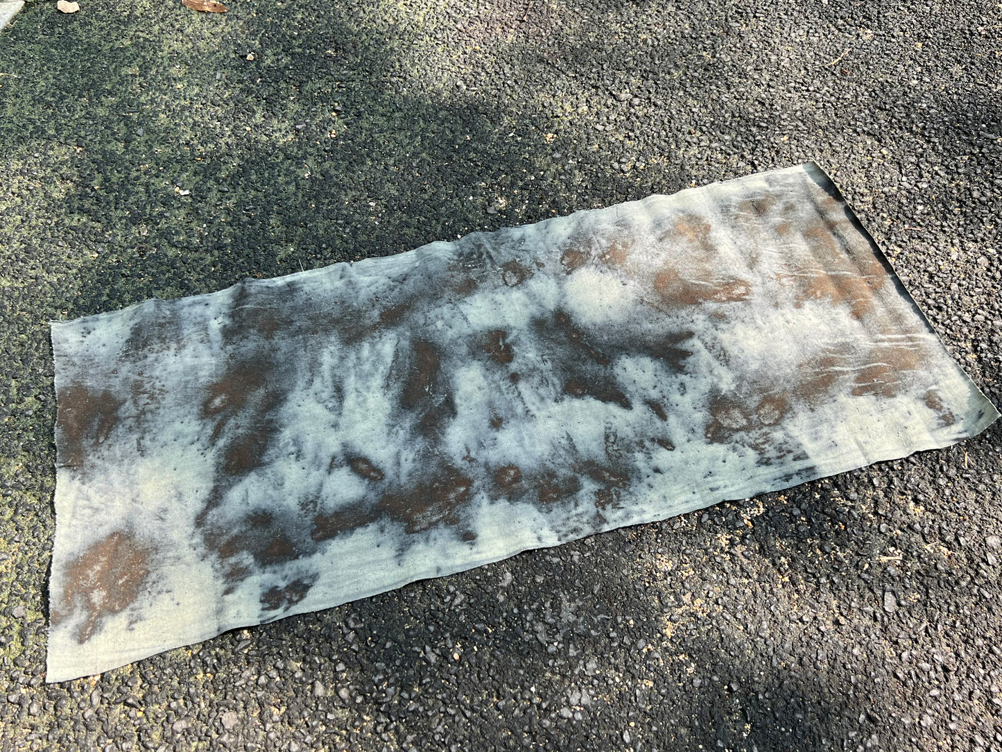 Hand Dyed Tea Table Cloth Natura Plant Dyed Cotton Tea Mat Chabu Chaxi