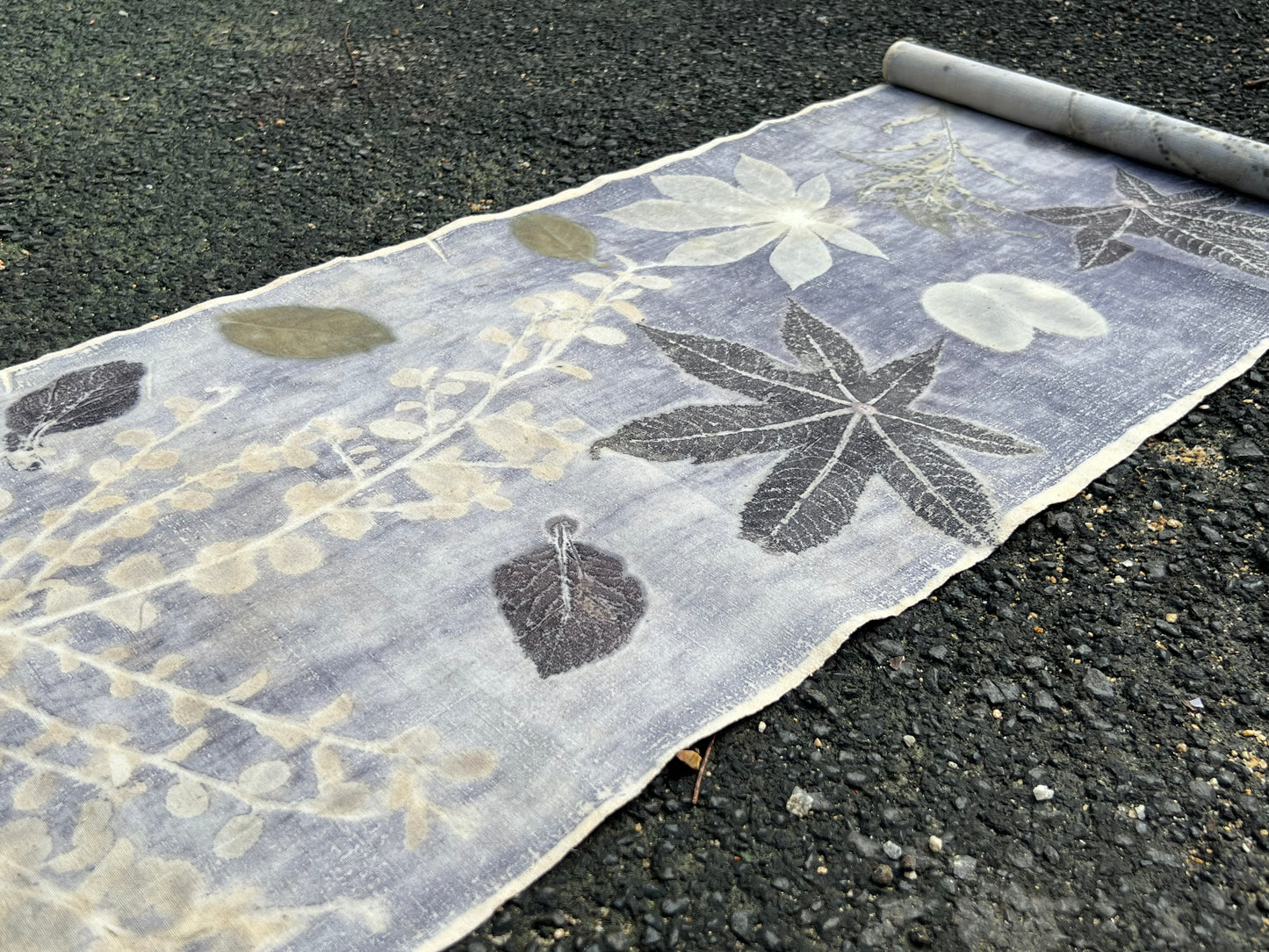 Hand Dyed Tea Mat Natura Plant Dyed Cotton Tea Table Cloth Chabu Chaxi