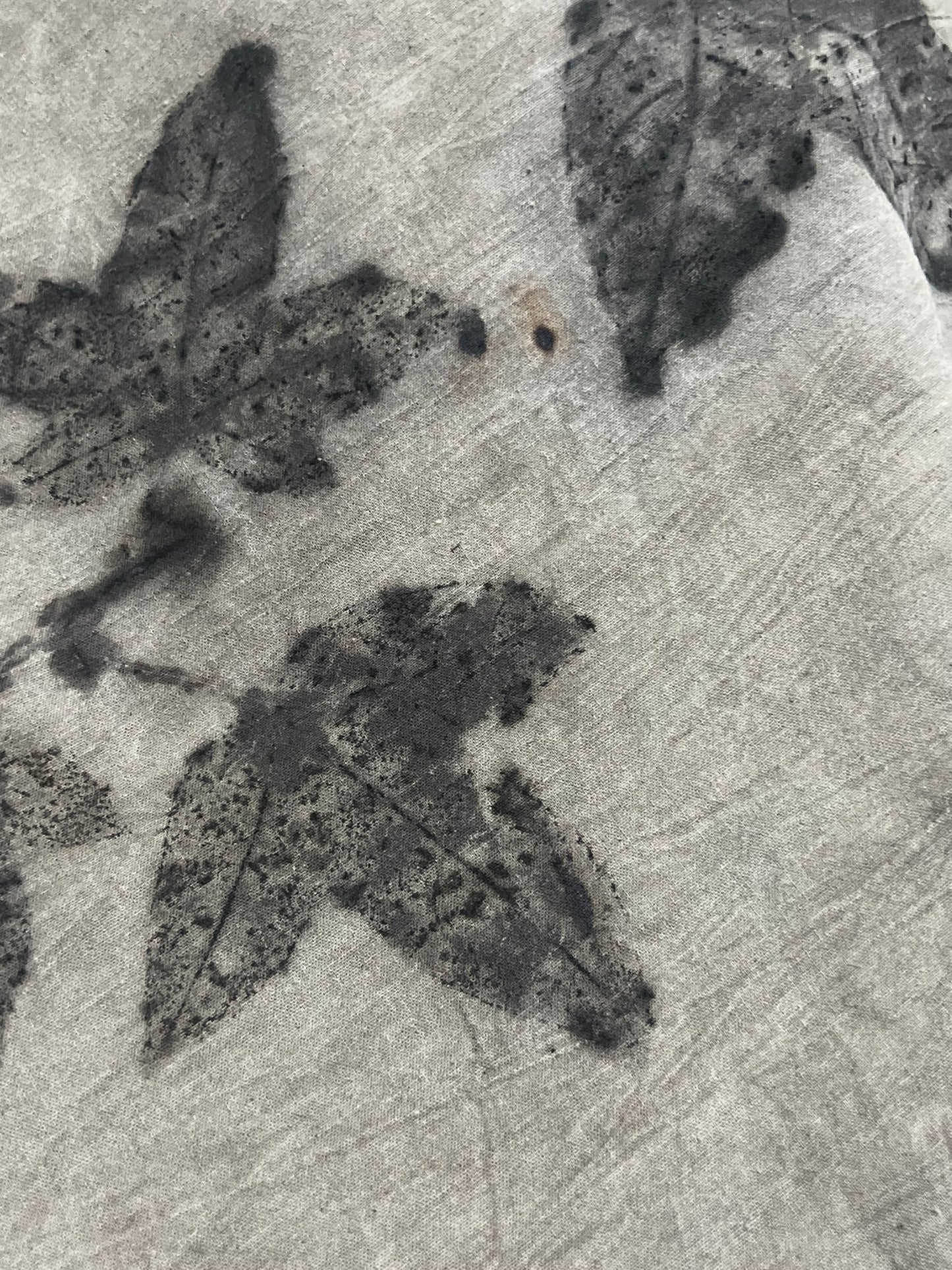 Hand-dyed Plant Dyed Tea Table Cloth Natural Dye Style Antique Cotton Maple Leaf Chabu Chaxi