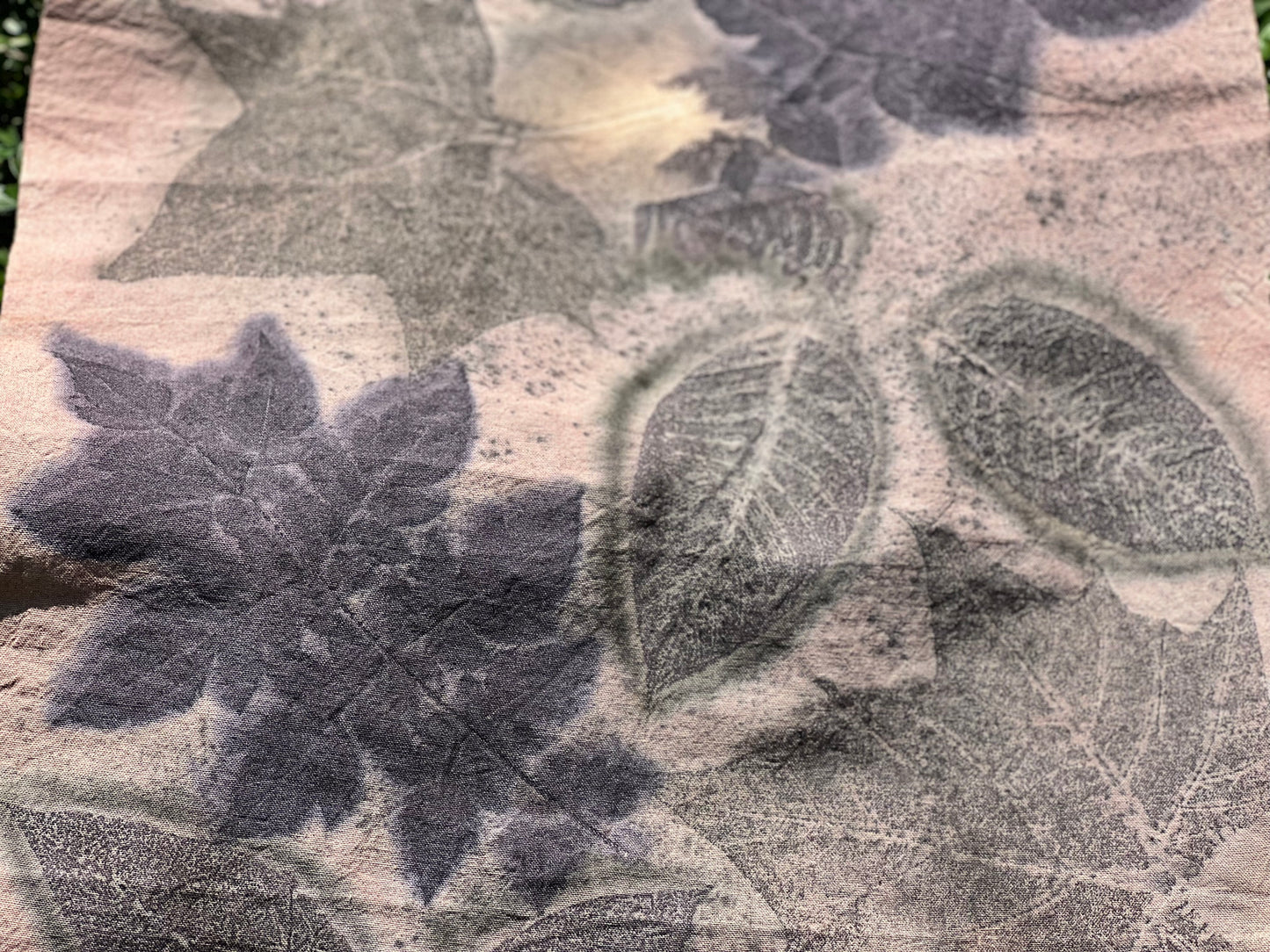 Hand Dyed Tea Table Cloth Plant Dyed Two Sides Cotton Tea Mat Nature Dye Chabu Chaxi