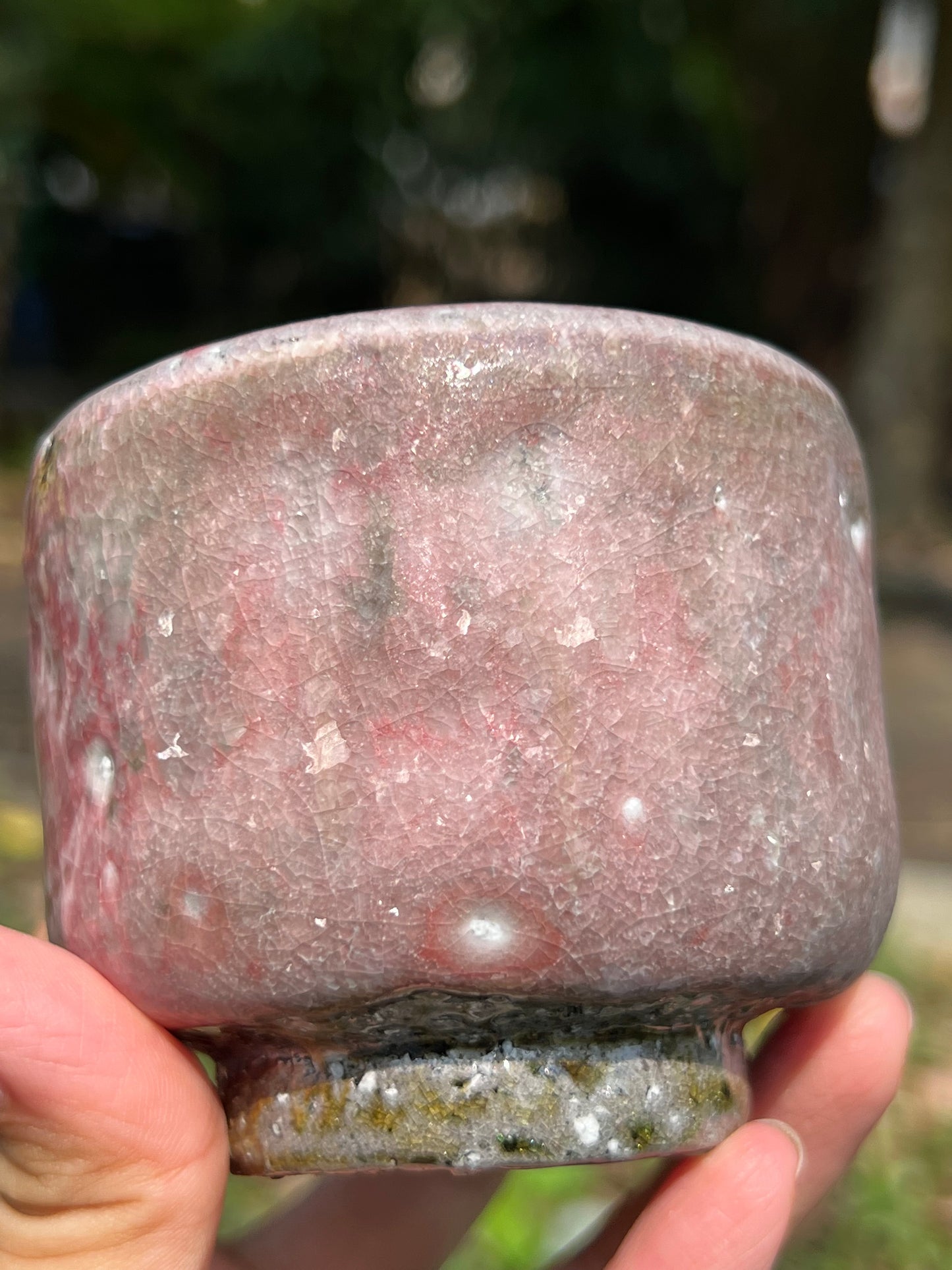 Handmade Chinese Pink Teacup Chinese Master Pottery Ceramic Japanese Ceramic