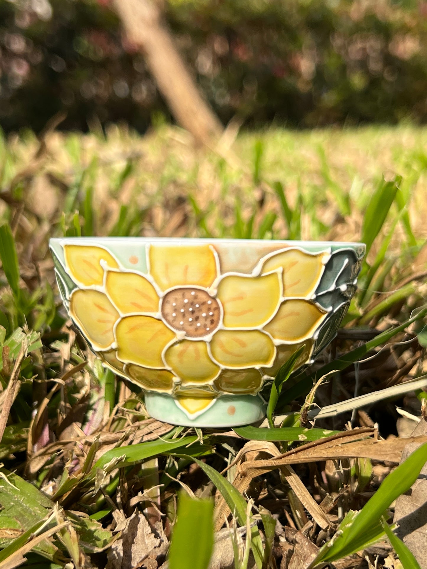 This is Chinese Arita ware teacup. this is a ceramic teacup