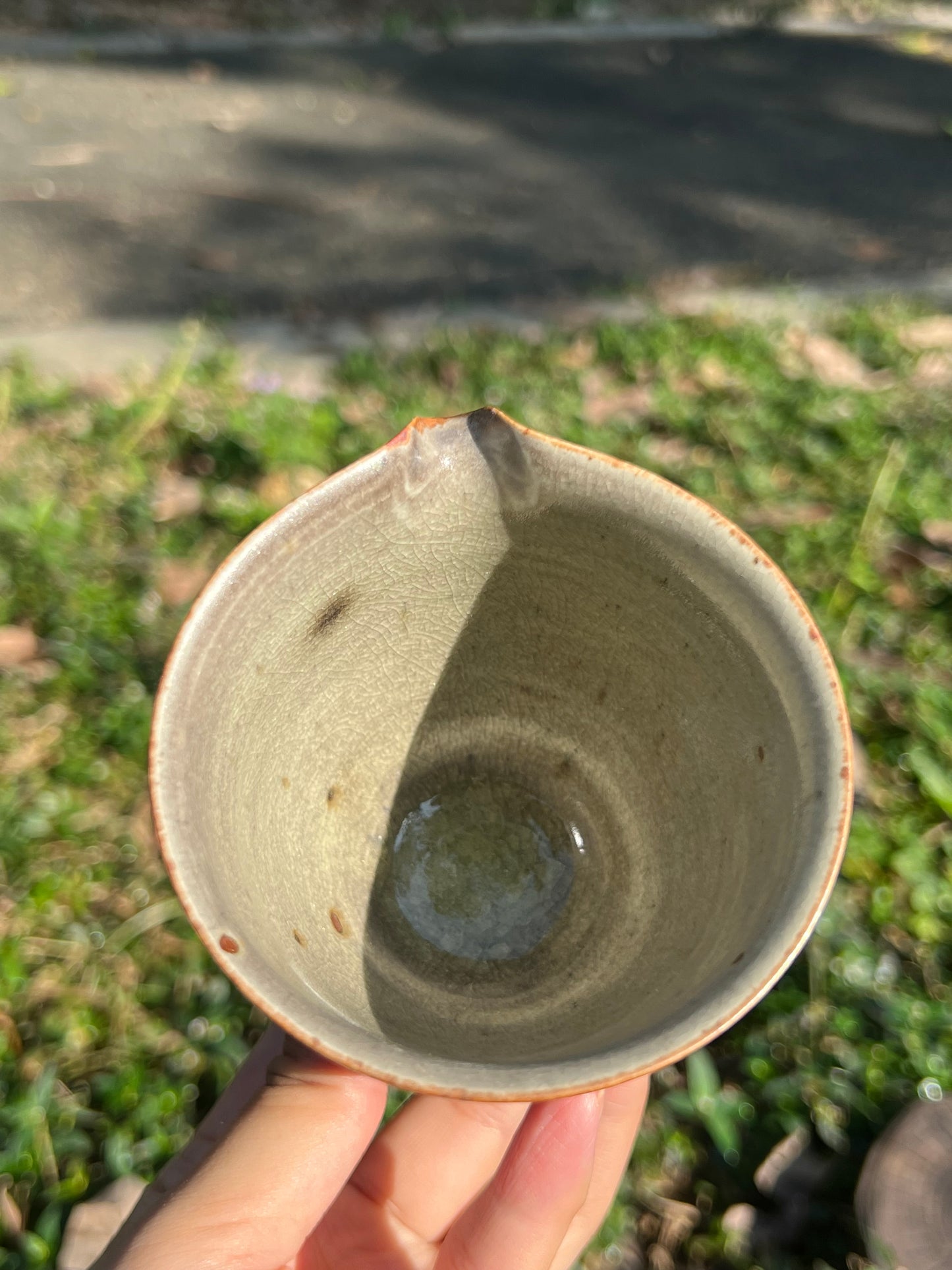 Fair cup Pottery Handmade Green Glaze Cup Handcrafted Gongdaobei Artwork Gongfu Teaware Japanese Ceramic