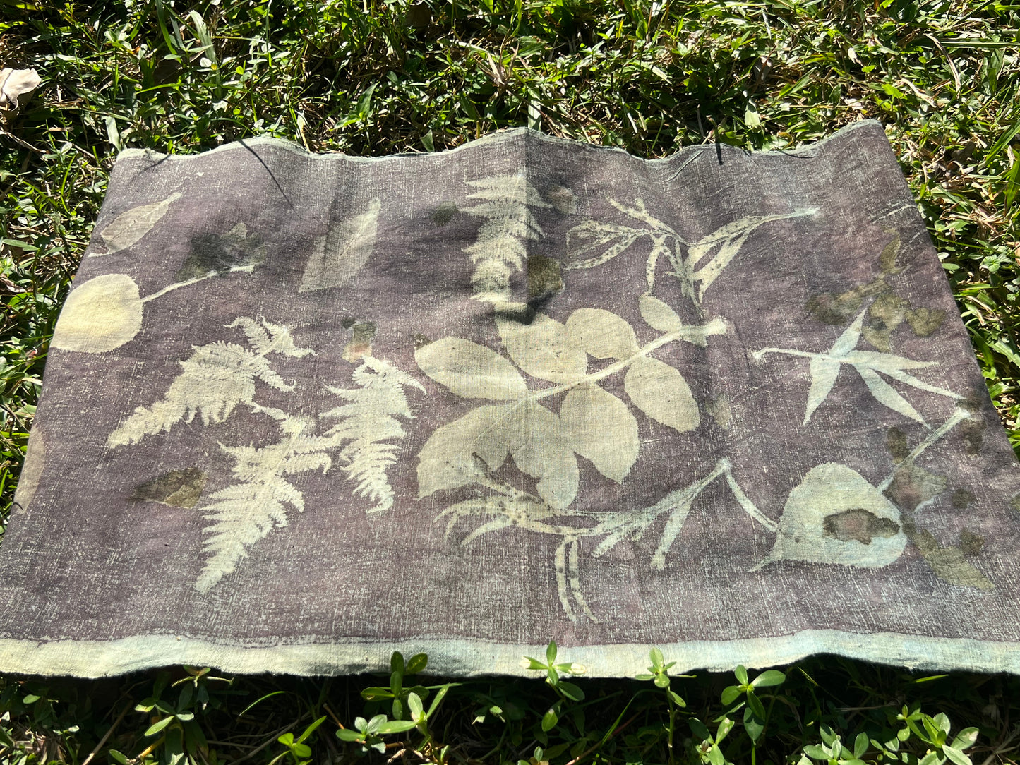 Hand Dyed Tea Table Cloth Plant Dyed Cotton Tea Mat Natura Dye Chabu Chaxi