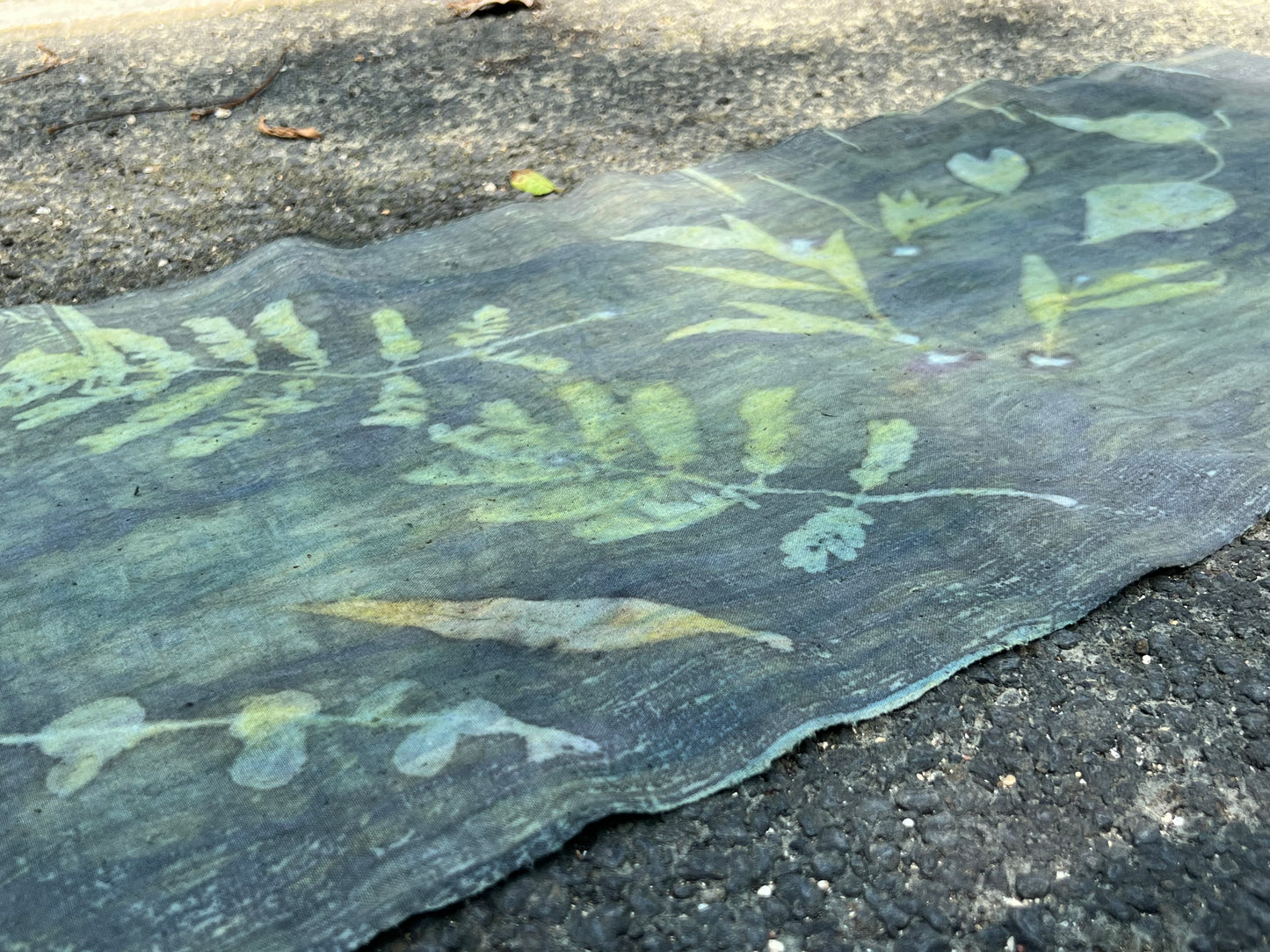 Hand Dyed Tea Table Cloth Natura Plant Dyed Cotton Tea Mat Chabu Chaxi